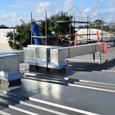 Air conditioning commercial installation roof brisbane