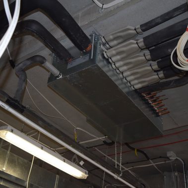 Air conditioning commercial installation indoor