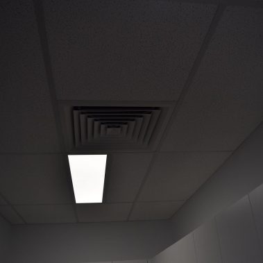 Ceiling air conditioning duct system